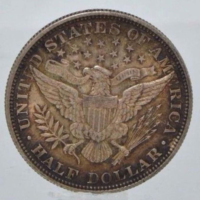 1892-Barber-Half-Dollar---Original-Toning?